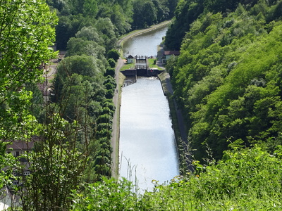Lutzelbourg Vue sur Canal de la Marne au Rhin