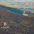 Châteaux de l'Ortenbourg et Ramstein vue du Ht Koenigsbourg