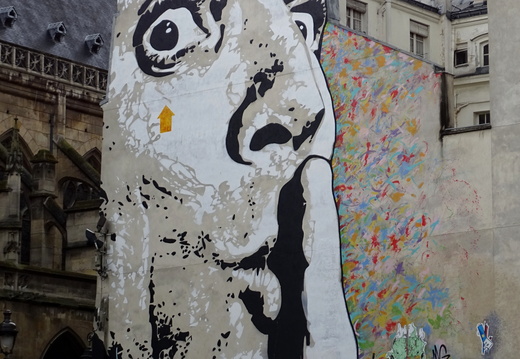 IDF Paris 4ème Place Stravinsky Jef  Aérosol